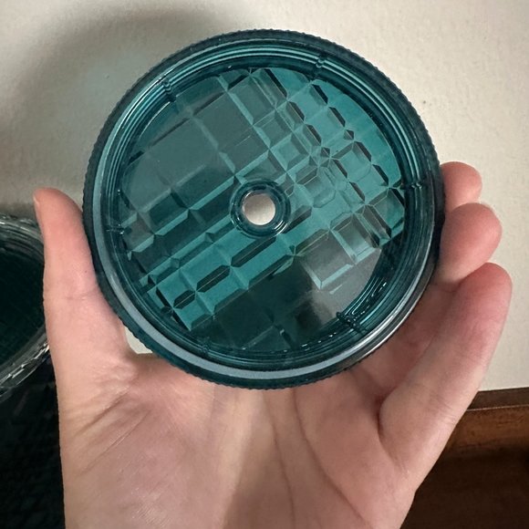 STARBUCKS Jade Ombre Teal Green Jewel Venti 24oz Tumbler Clear Gradient Crystal - Picture 12 of 15